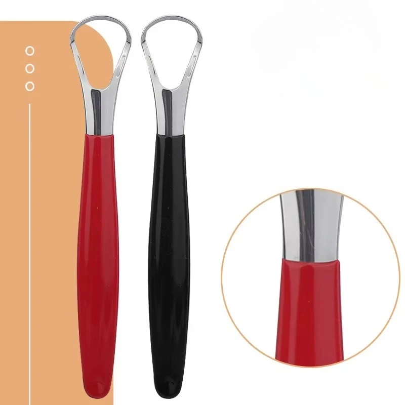 

Скребок для языка из нержавеющей стали, очиститель языка, удаление неприятного запаха изо рта, инструменты для ухода за полостью рта для взрослых, портативные щетки для языка для удаления