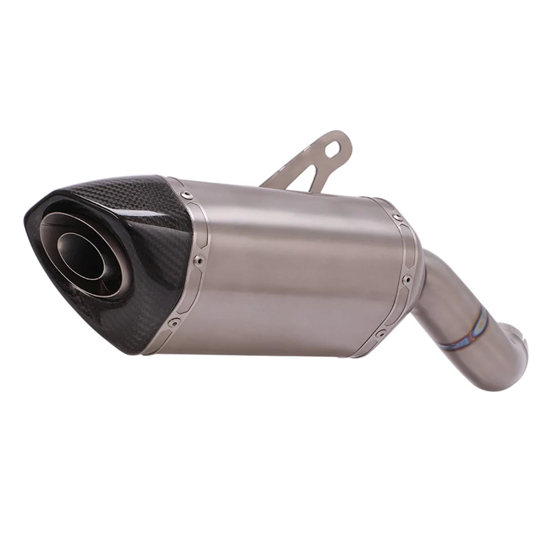 Slip On For Kawasaki Z900 A2 E 2017 2018 2019 Motorcycle Exhaust Tail Middle Link Pipe Modify Titanium Escape DB Killer Muffler
