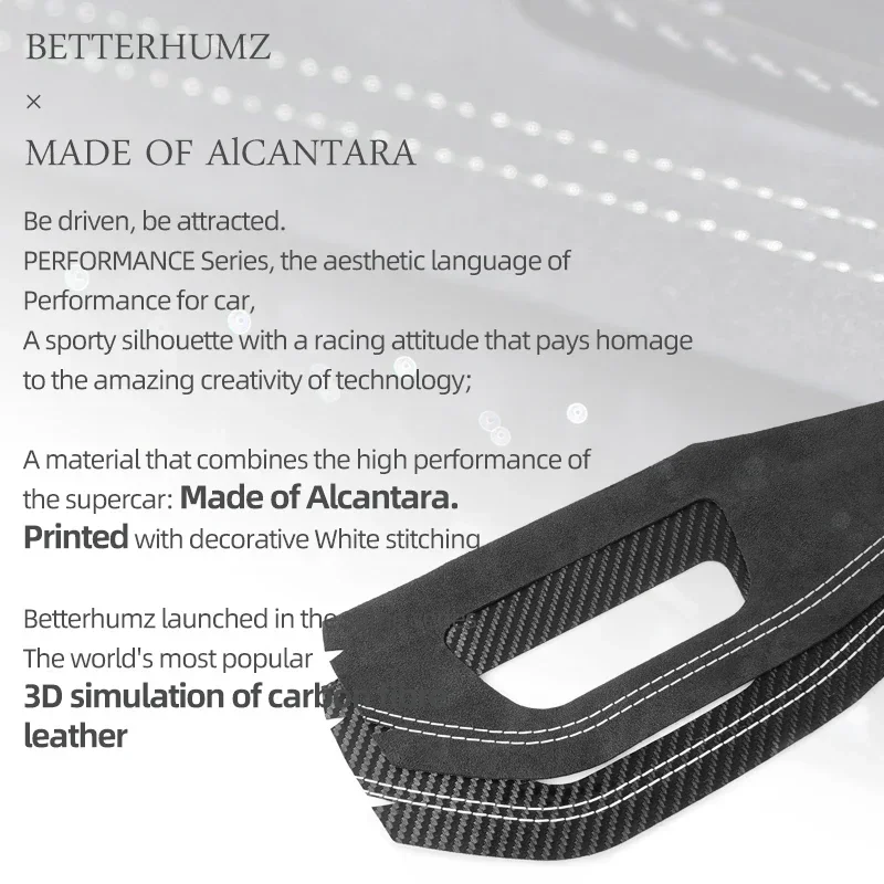 Alcantara Dashboard Trim for Audi A4 A5 2017-2024