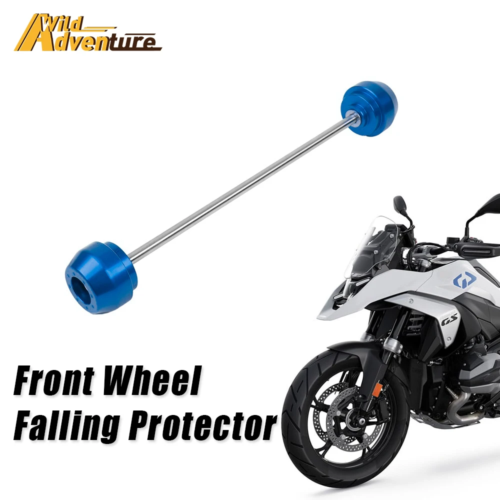 gs1300 Motorcycle Falling Protector For BMW R1300GS 2023-2024 GS R1300 R 1300 GS Crash Slider Front Wheel Axle Fork CNC Aluminum