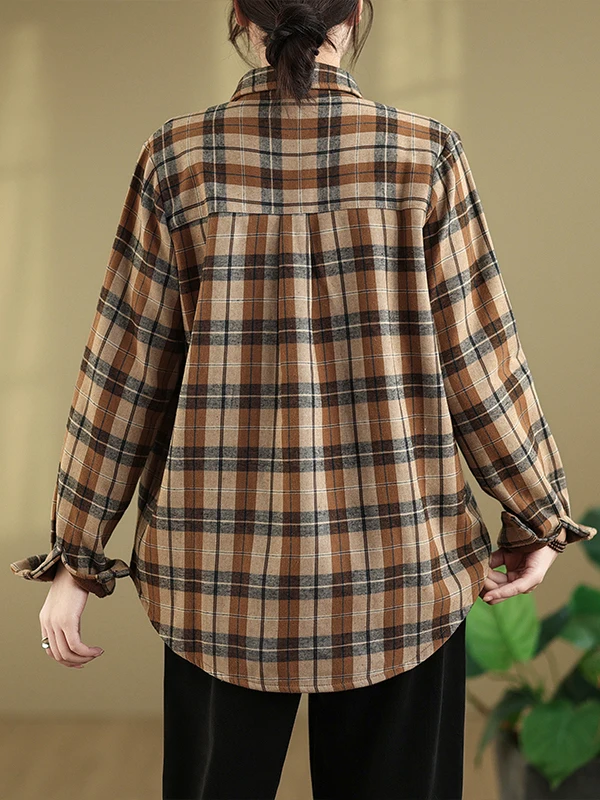 Chemise à manches longues en f - Flannel Shirt Lined avis et prix
