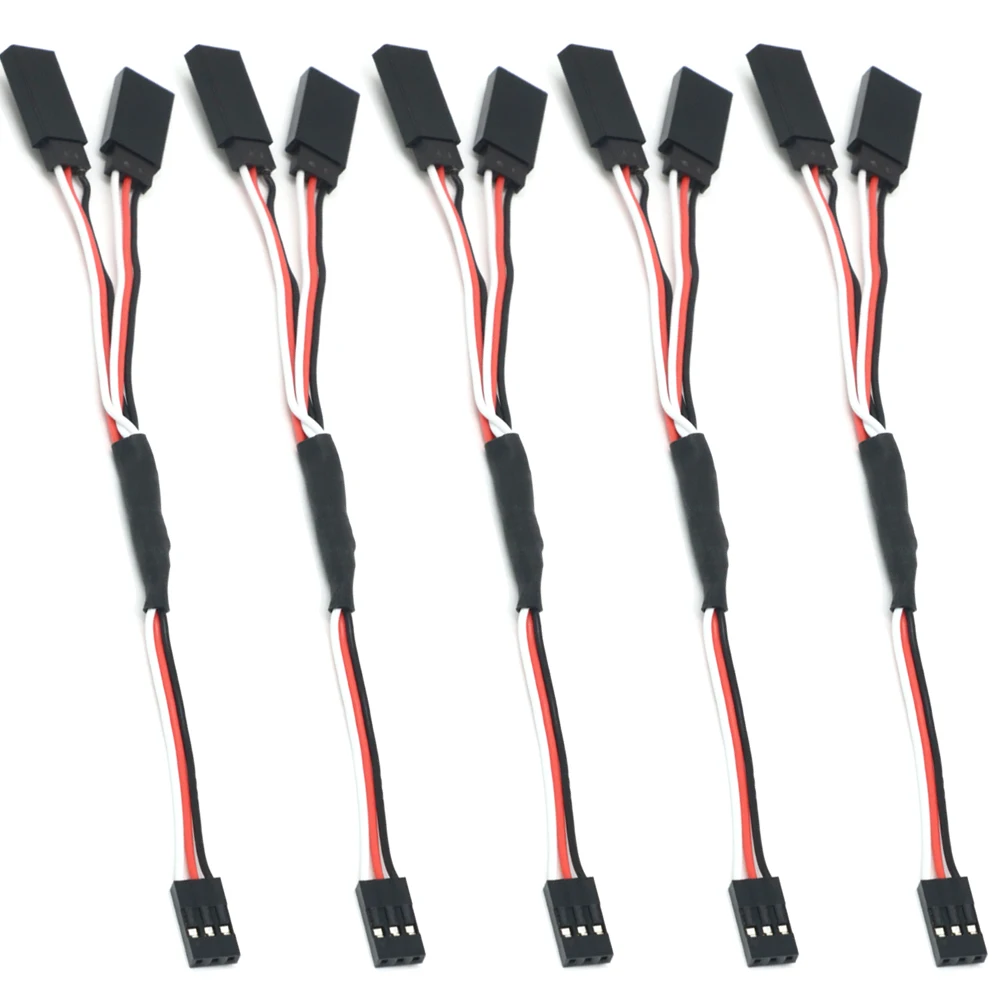 5 teile/los 150mm 300mm 500mm RC Servo Y Verlängerung Kabel Kabel Blei Draht für JR Futaba Rc batterie Drone Auto Boot Hubschrauber Flugzeug – Detail 11