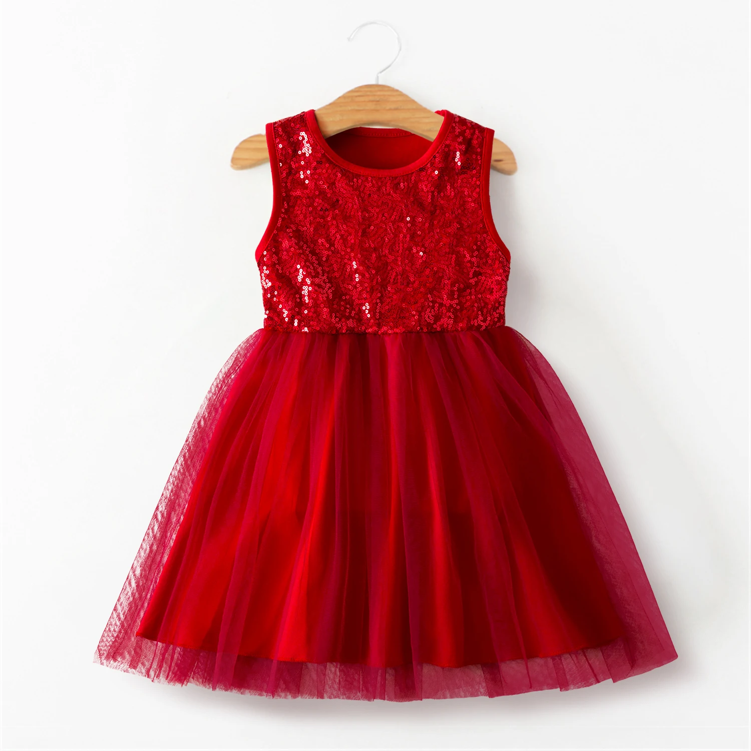 Abito estivo senza maniche per ragazze 3 4 7 8 anni Abiti tutu casual per bambini Abiti per bambini Abito da festa di compleanno in maglia di pizzo