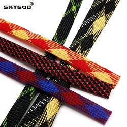 1/2/5/10/20/30/50M 10mm Insulated PET Braid Sleeves Expandable High Density Cable Sheath Wrap Protector Braid For Wires