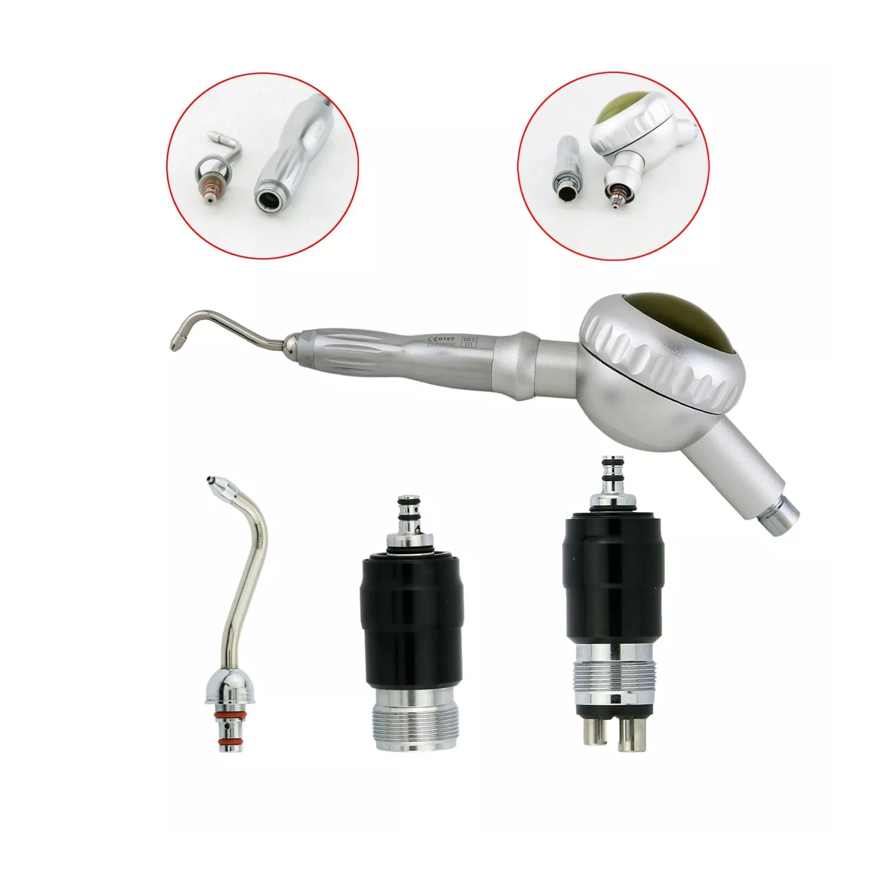 Dental Teeth Air Jet Air-Flow Polishing Polisher Fit NSK Quick Coupling B2/M4 Replacement Head