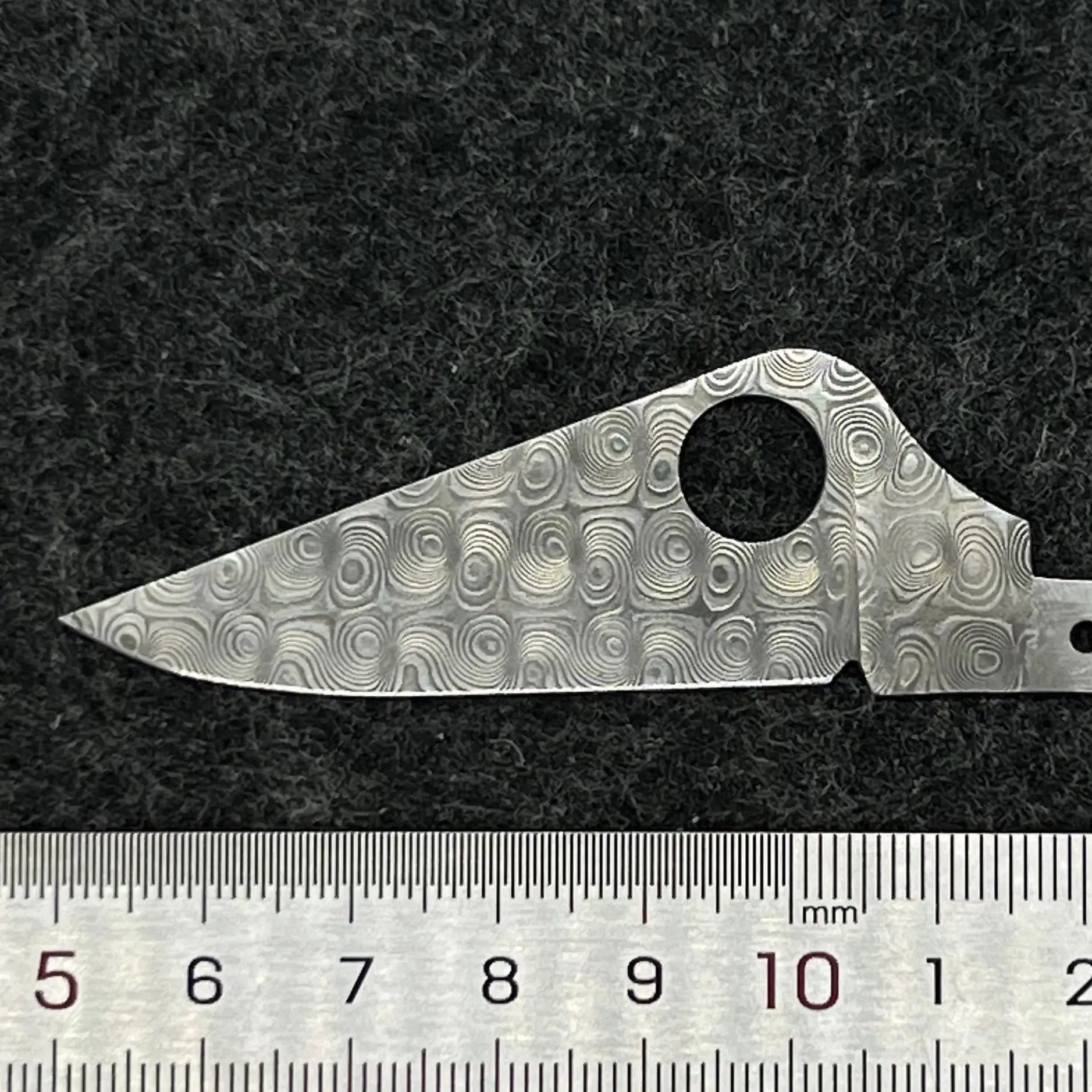 Damascus Steel Replacement Large Blade for Handmade For 84mm Victorinox Swiss Army Knife SAK Folding Knife DIY Accessories