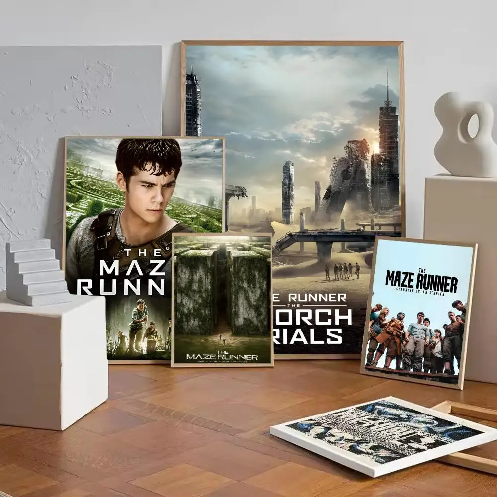 Movie T-The M-Maze Runner Poster Wall art print art suitable for living room bedroom bar parlor home decor gift