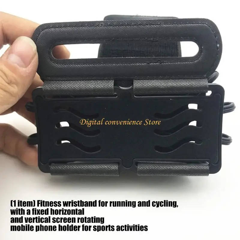 

97QA Держатель для крепления смартфона на руку, поддерживает горизонтальное вертикальное переключение