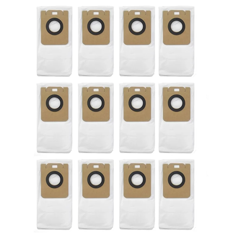 Bolsas de polvo para Xiaomi Dreame Bot D10 Plus RLS3D, accesorios de repuesto para aspiradora, 12 unidades