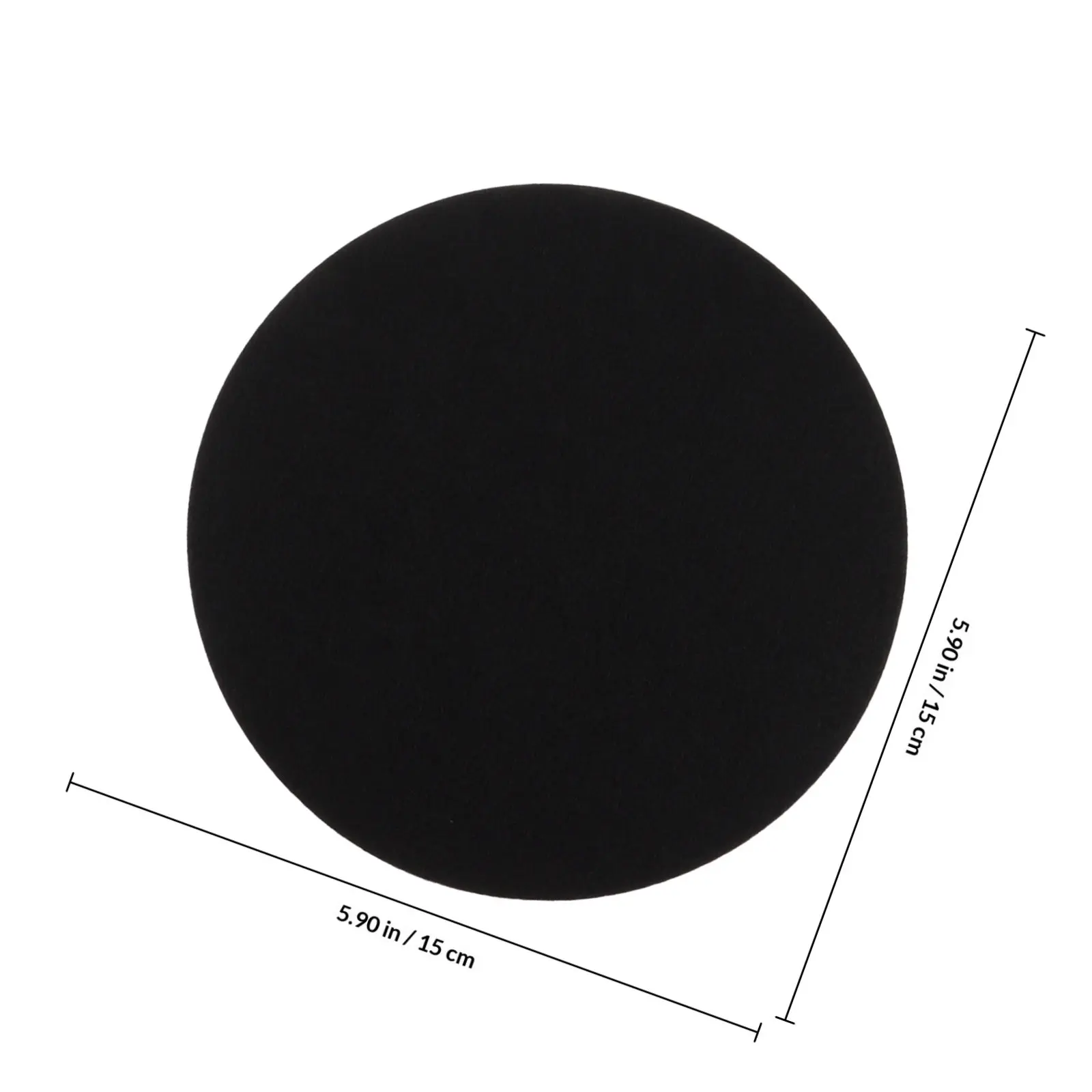 8Pcs Felt Coasters Multipurpose Table Coasters Desk Cup Mats Heat Resistant Coffee Table Protector Felt Plate Divider
