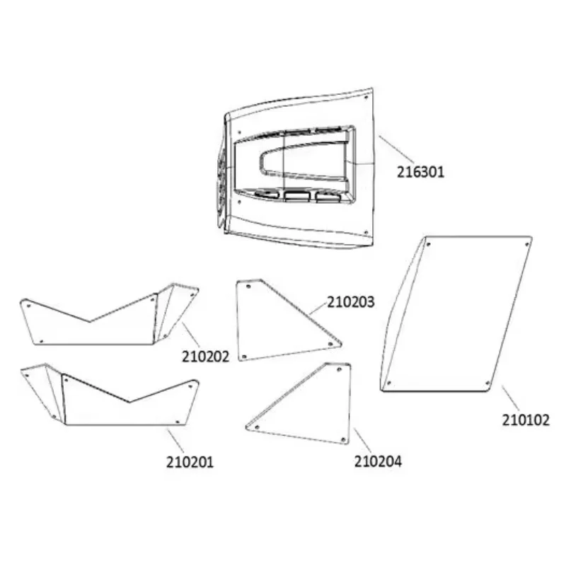 

CROSSRC Big Tiger Shark UT4 PRO Transparent Car Shell Component CS-97400822