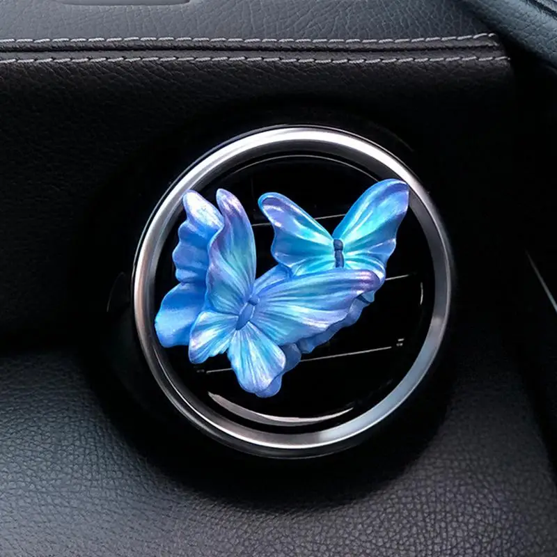 Butterfly Car Air Freshener Vent Clips Car Fragrance Diffuser Creative Long Lasting Unique Car Air Freshener Car Decoration Car