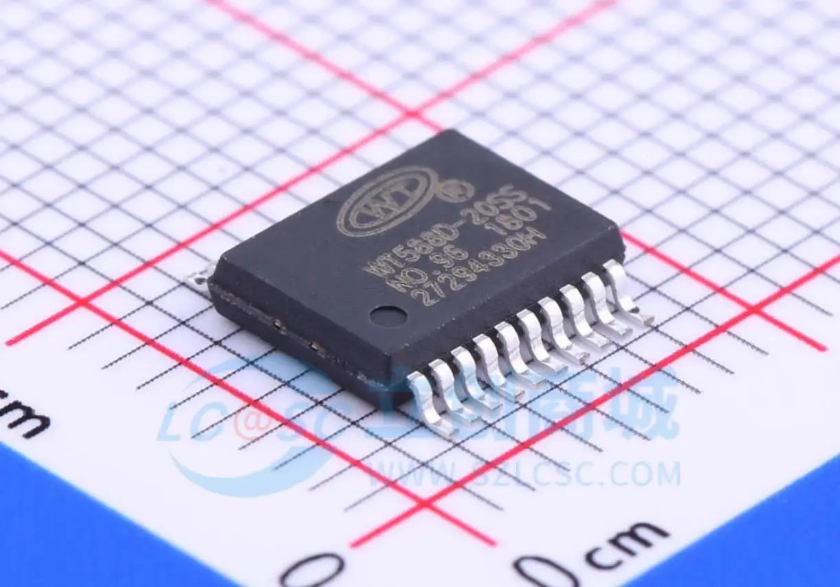 10PCS    WT588D-20SS WT588D WT5880-20SS SMT SSOP20 voice chip