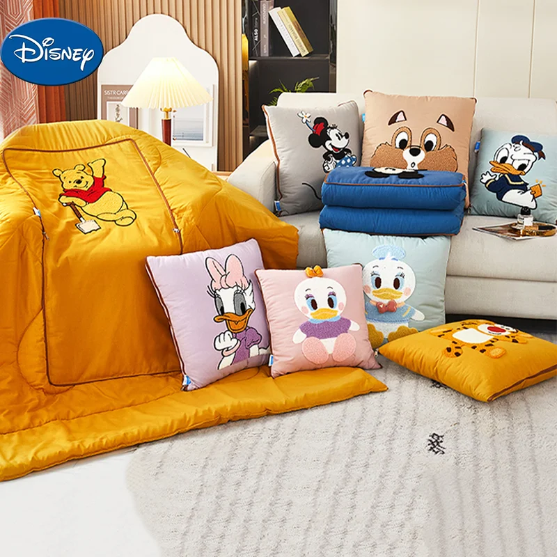 

Disney Nap Pillow Pillow Dual-purpose Quilt Nap Blanket Two-in-one Strawberry Bear Mickey Kawaii Office Air Conditioning Quilt