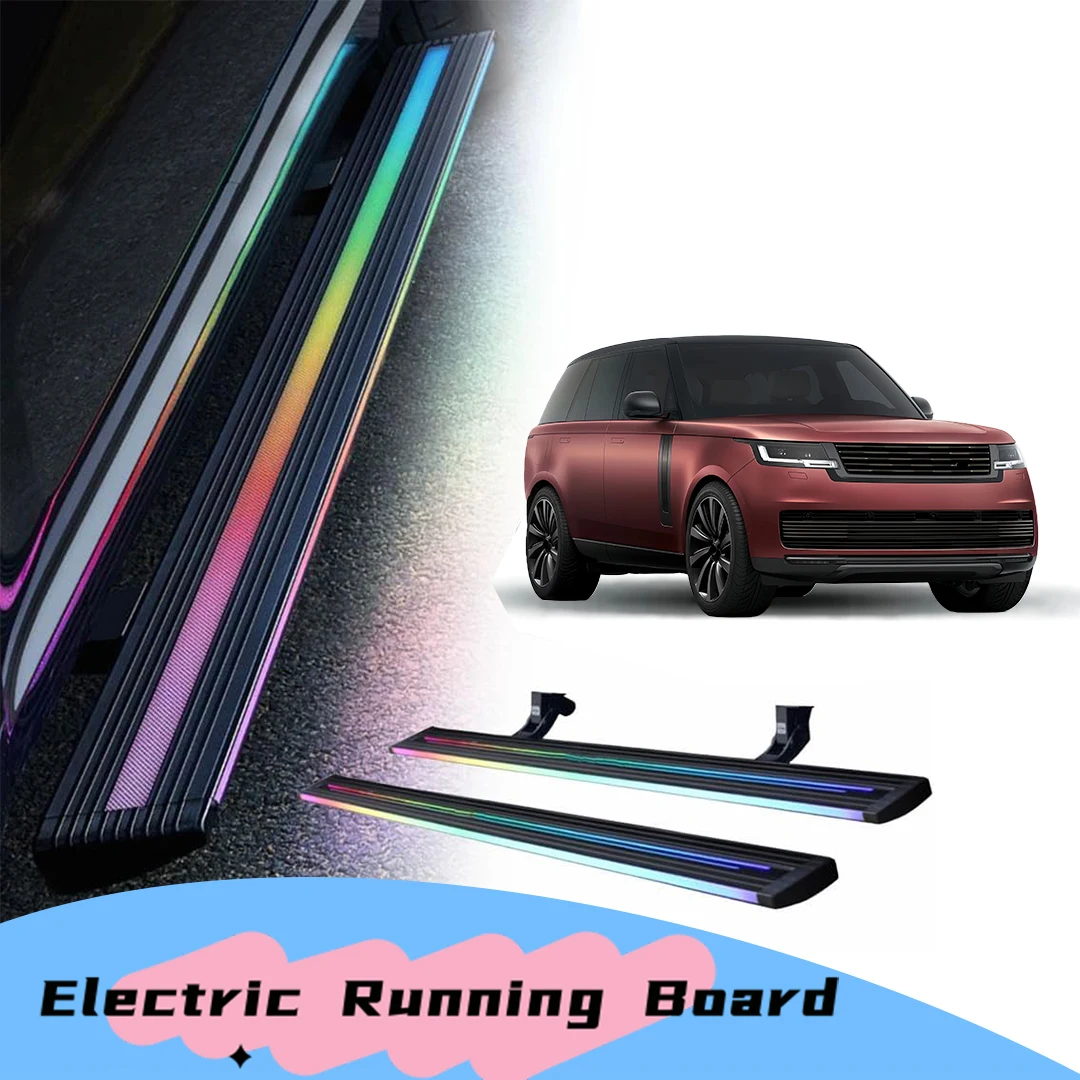 

Power Side Step with LED Light Electric Running Boards fits for Land Rover Range Rover SWB L460 2022-2025 Retractable Steps