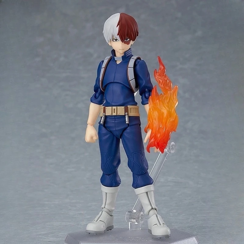 Max Original Figma Series My Hero Academia：Shoto Todoroki Anime Action Figure Assembly Model Toys Collectible Model Ornaments
