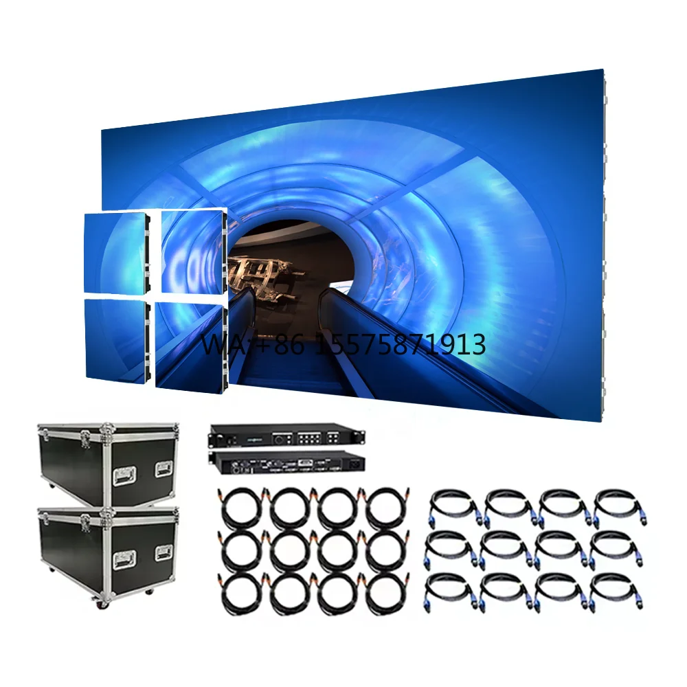 Factory Direct Sales Customized Full Color Advertising Wall P3.91 P4.81 Led Display Indoor Outdoor Rental