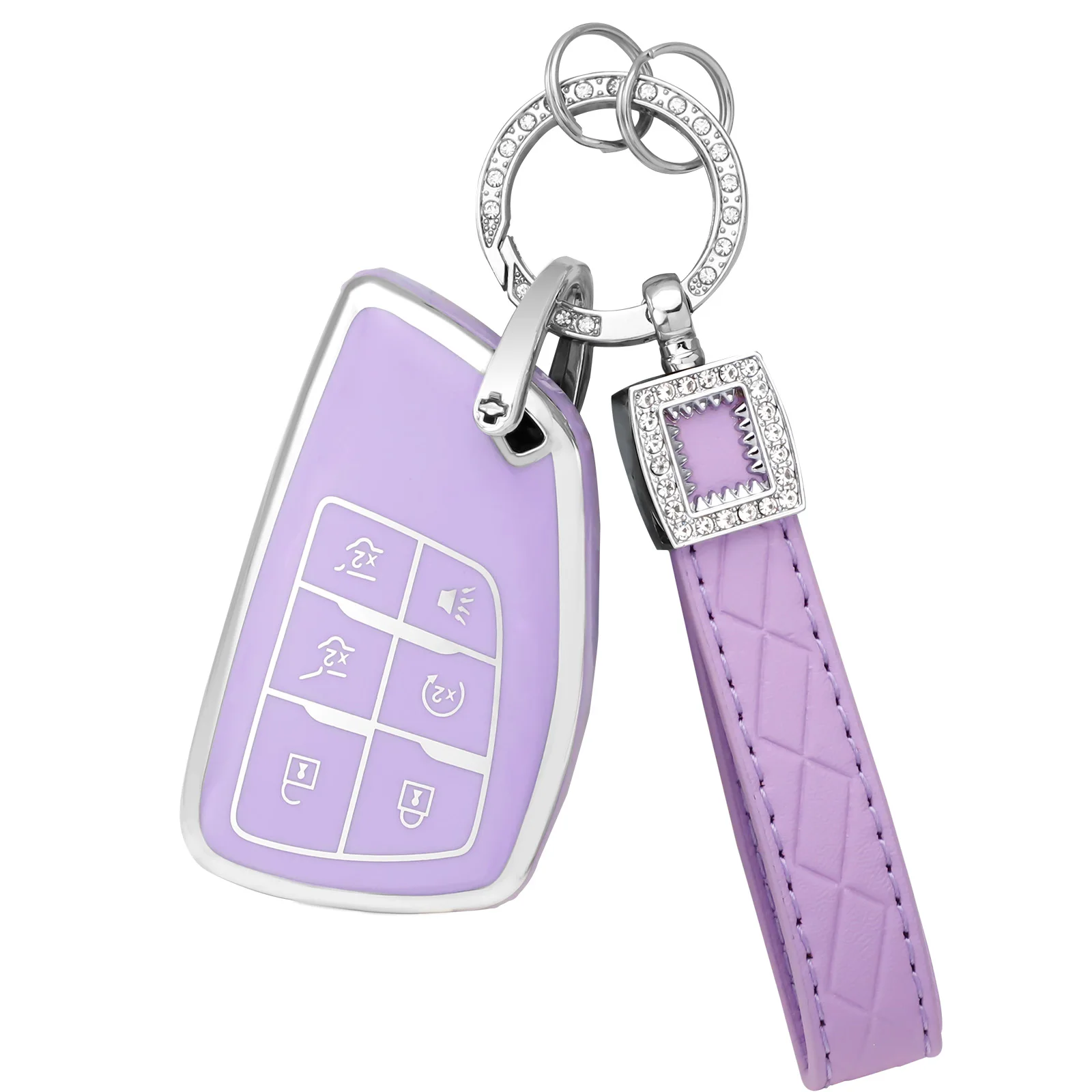 

Universal Buick Key Fob Cover for Enclave/Envision/Envision Plus/Envision S/LaCrosse 2025 - Unisex Leather Key Shell Protector