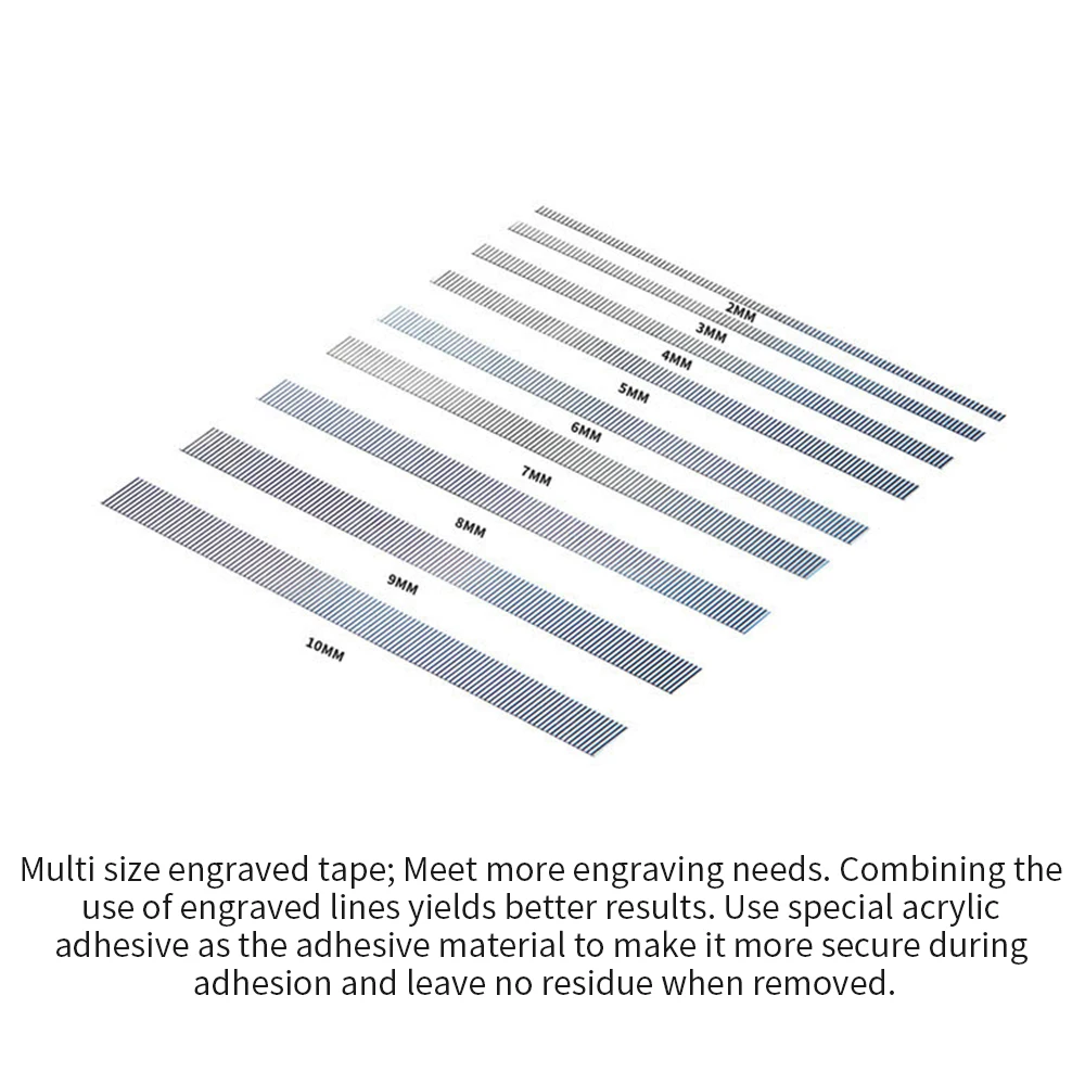 30 m/rotolo 2-10mm nastro guida per intaglio nastro adesivo per linee di pannelli modelli accessori fai da te