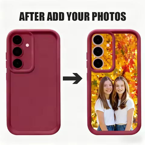 DIY Customized Name Photo Case For Samsung Galaxy A17 A56 A26 A16 A55 A54 A36 A15 S25 FE S24 S23 S22 Ultra S25 Edge Phone Cover