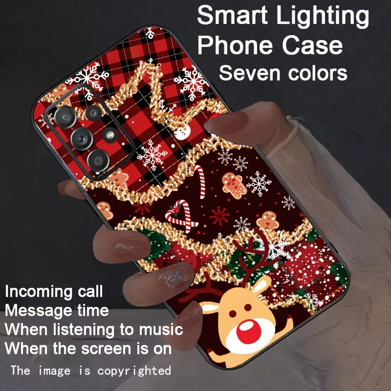 ل لا شيء الهاتف 2 الهاتف 1 غطاء حالة LED مضيئة لطيف 2026 عيد الميلاد فوندا توهج كابا ل لا شيء الهاتف 3a برو الوفير #4