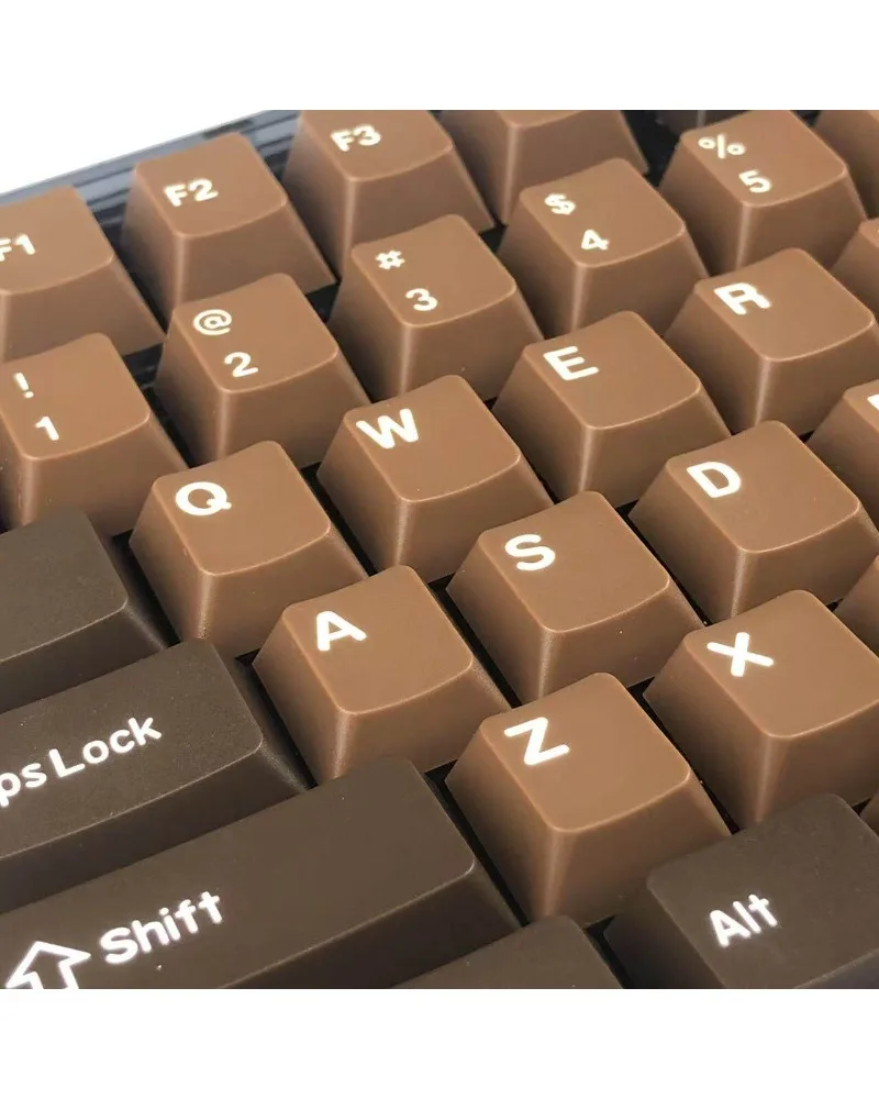 

The keycap is engraved with a full set of 148-key PBT material, which is suitable for the original height of wooden chocolate.