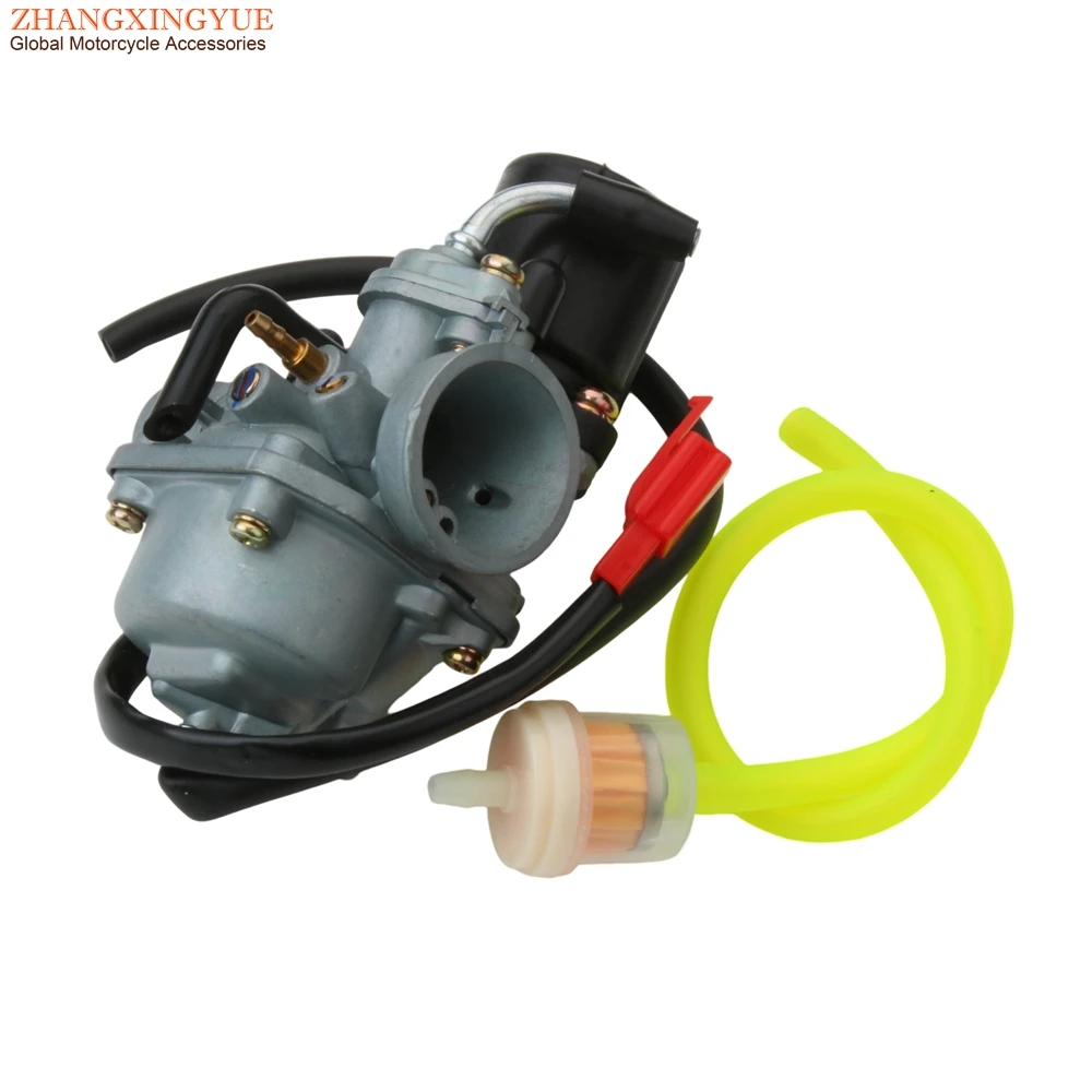 Skuter 19mm gaźnik dla Peugeot 50 Citystar Django Jet Force Ludix Speedfight Trekker 50cc 2-Stroke motorower Carb