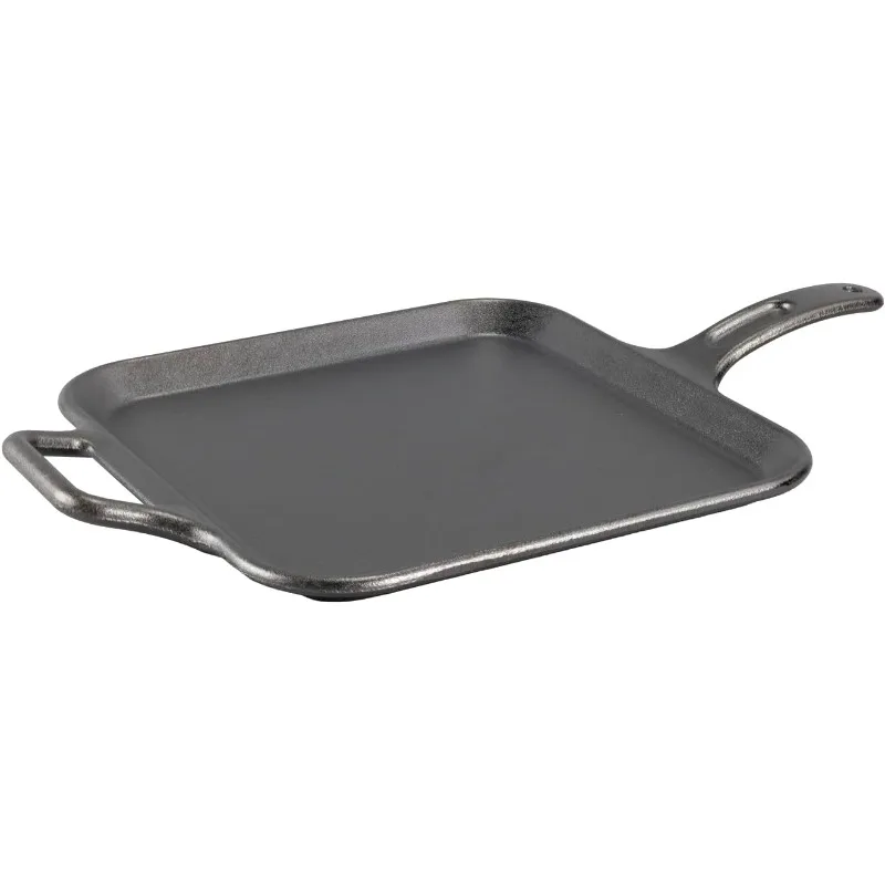 Inch Seasoned Cast Iron Square Griddle, Design-Forward Cookware