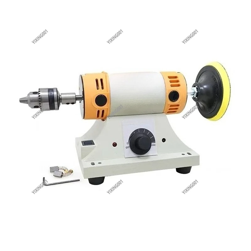 Multi-Function Desktop Bench Grinder Polishing Machine, Electric Tool For Wood Jade Stone Cutting Carving & Buffing