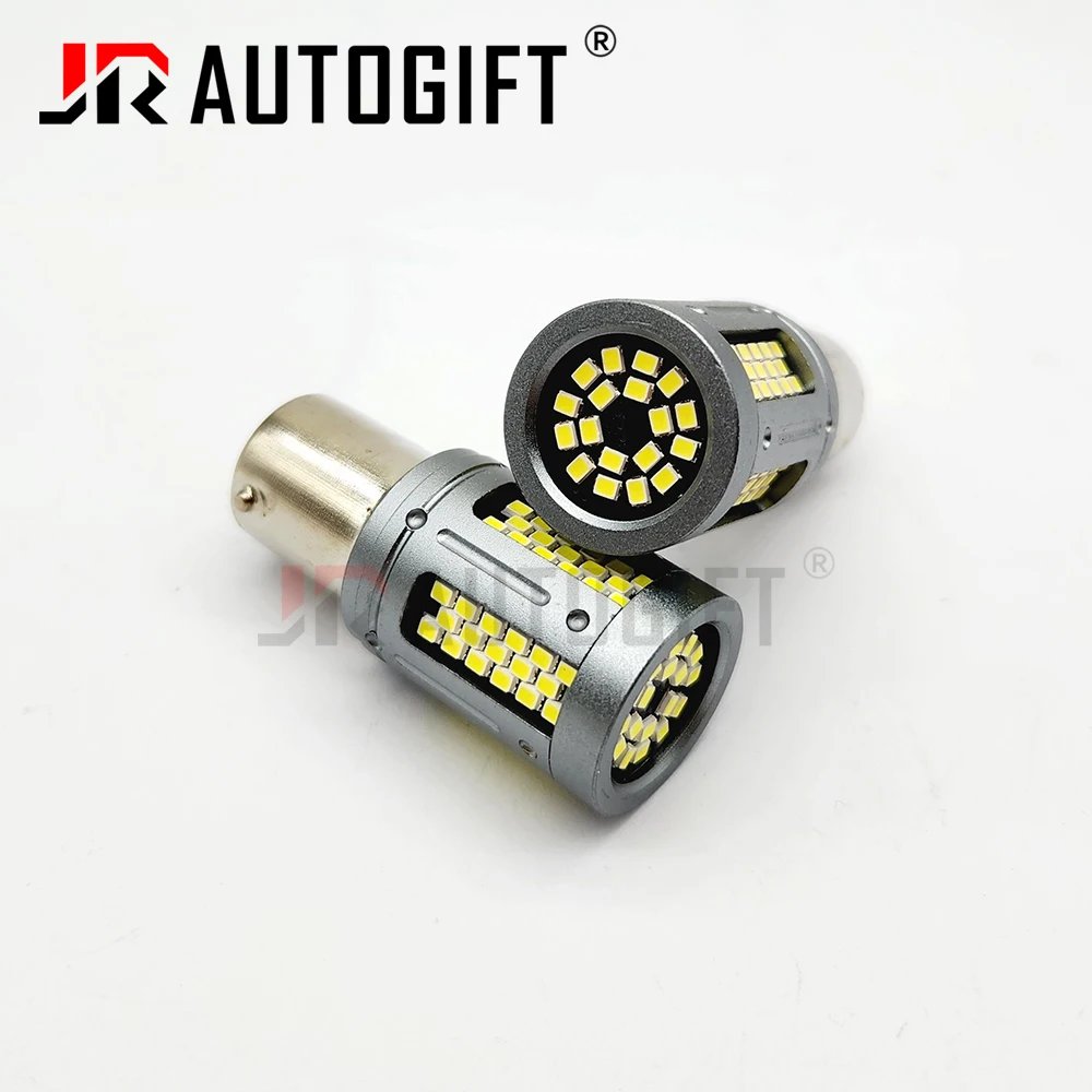 10PCS High Power 20W/PCS S25 1156 P21W BA15S BAY15D 1157 2016 103smd Canbus 12V-50V Turn Signal Lamp White Amber Reverse Lamp