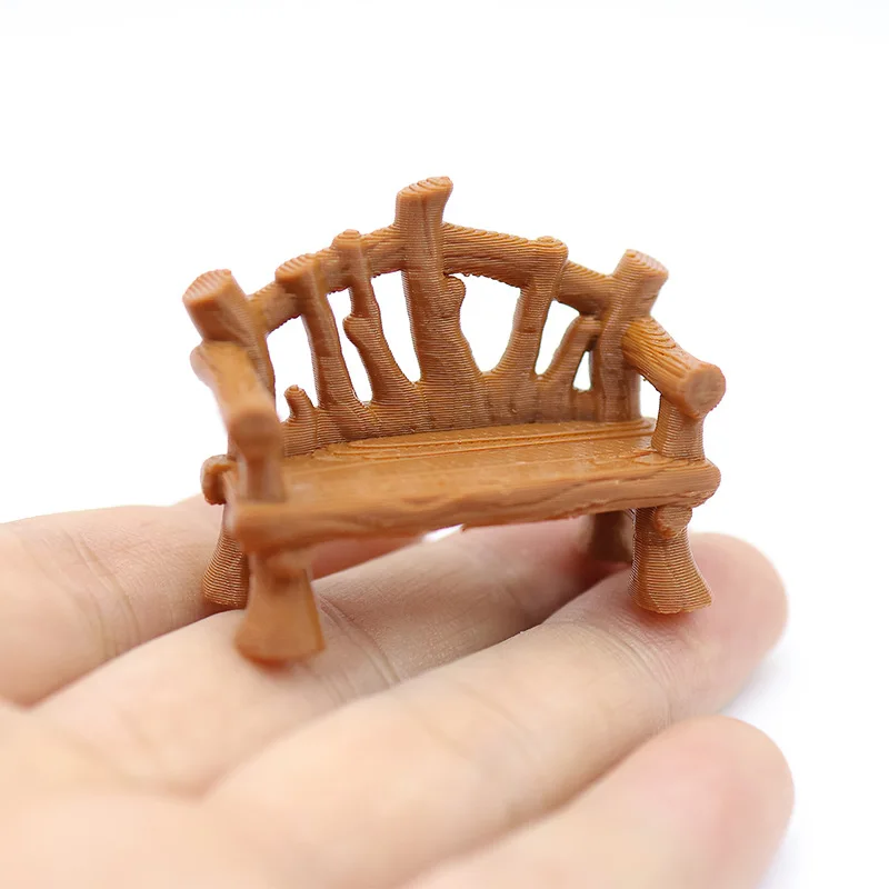 Mini Elf Dream Bench Park Chair Garden Landscape DIY Decoration Accessories Micro Scene Ornament Miniature Decor Props