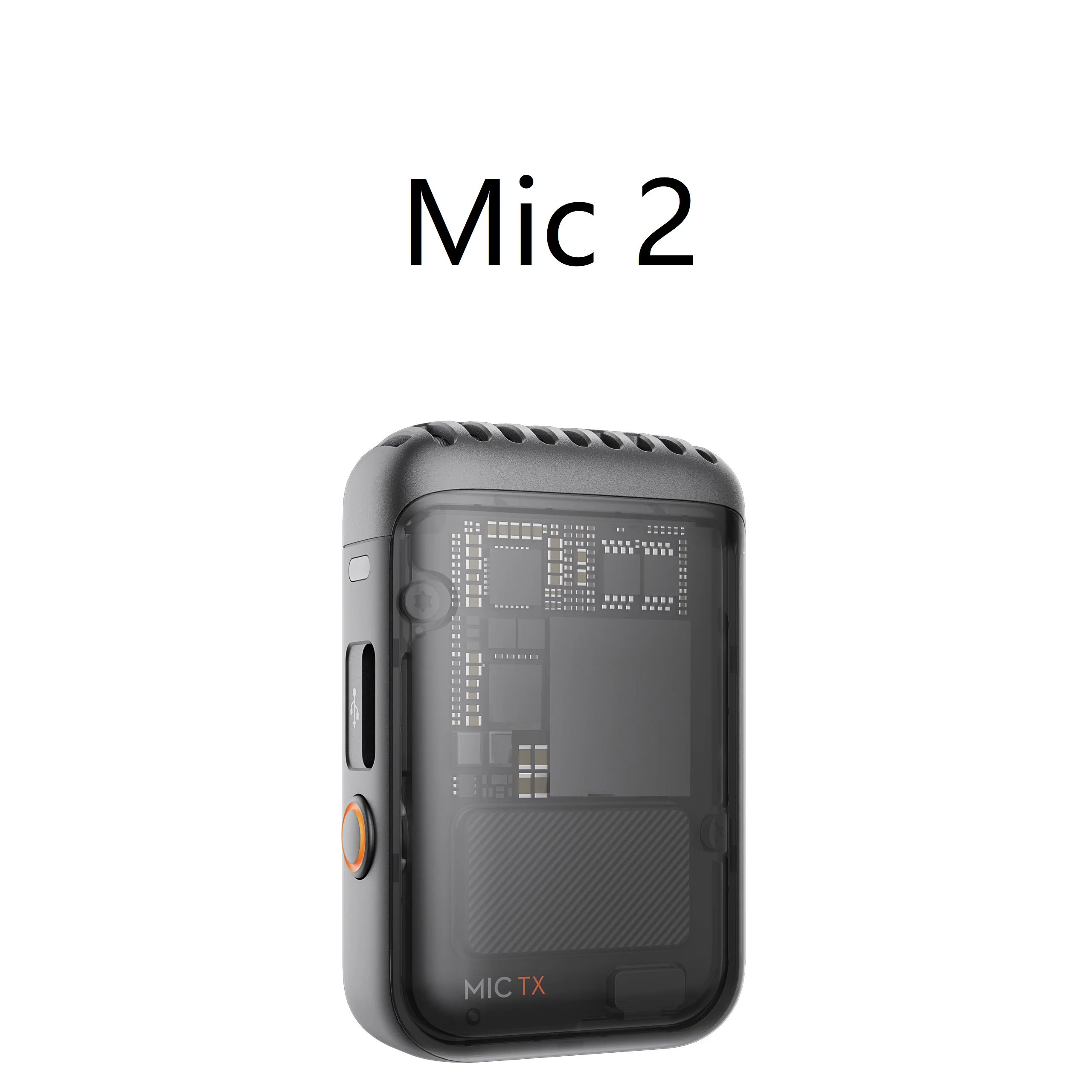 For dJI Mic 2 Wireless Microphone with Intelligent Noise Cancelling 32-bit Float Internal Recording Optimized Sound