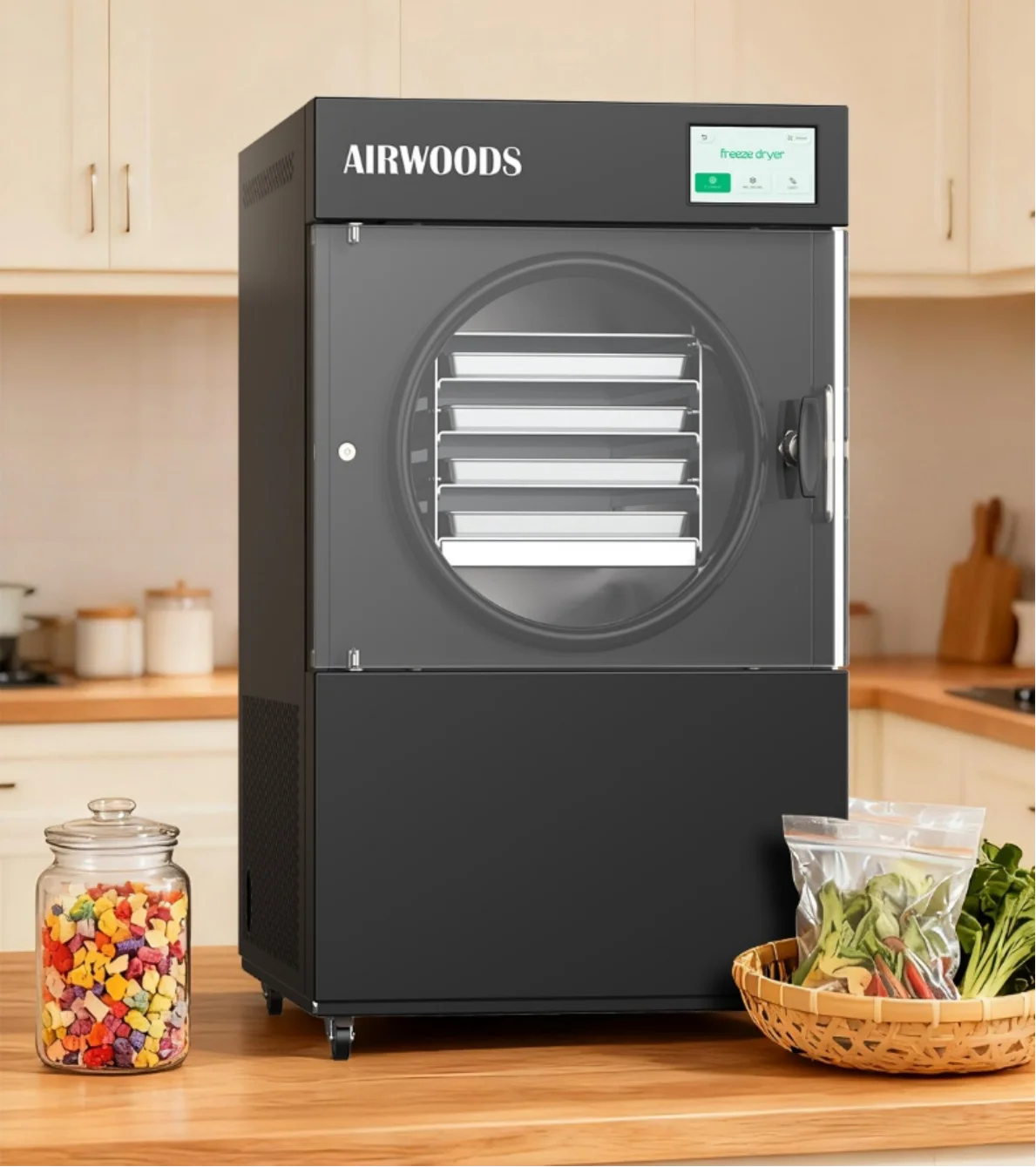 4kg Mini Vacuum Home 4 Trays Freeze Dryer Machine For Candy Fruit Lyophilization Machine Used Freeze Drying Equipment