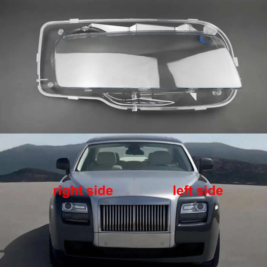 

Для Rolls-Royce Ghost 2010-2014: Прозрачный колпак фары, крышка фары, линза из плексигласа