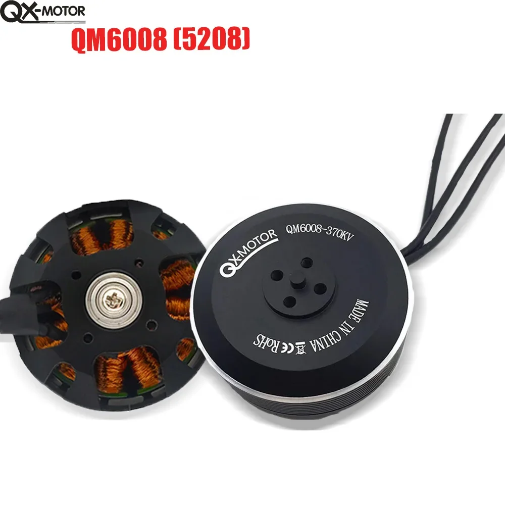 QX-Motor QM6008 (5208) 320KV 370KV محرك بدون فرشاة مع 40A ESC لـ Rc Multicopter Hexacopter Octacopter