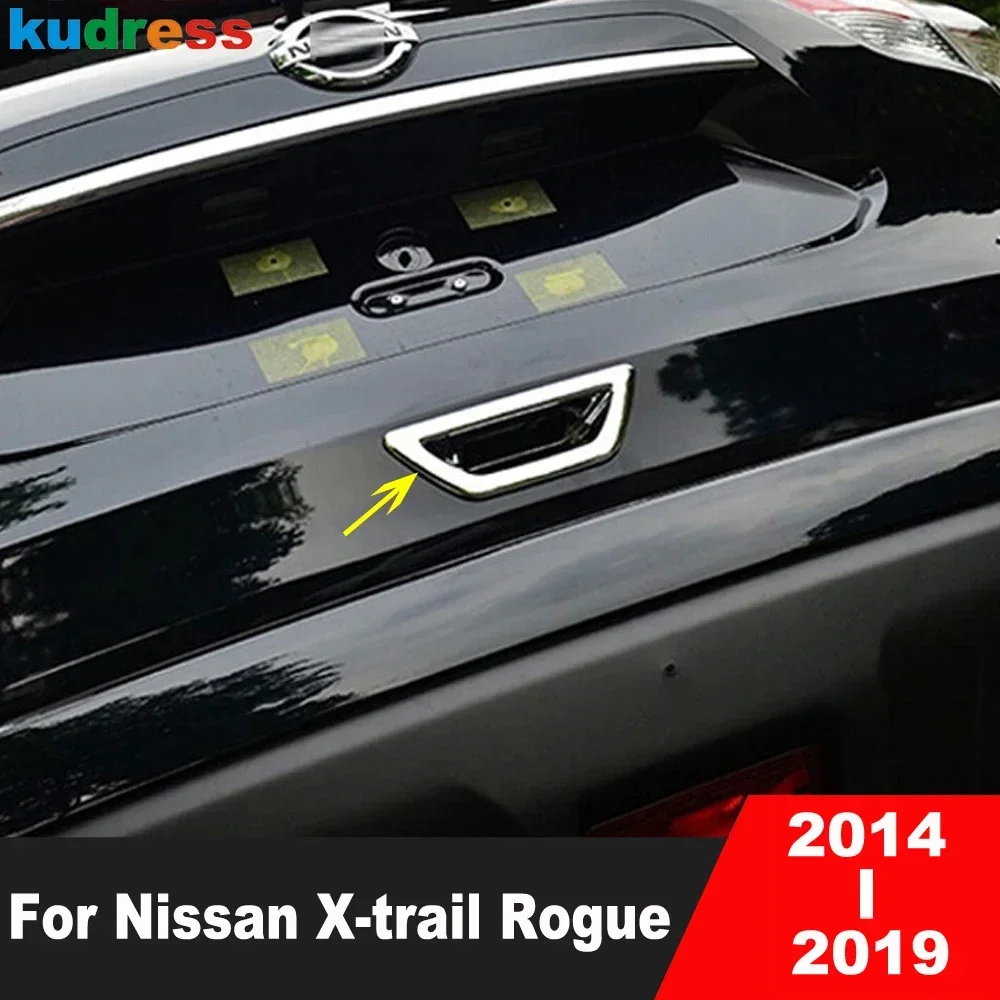 

Rear Trunk Door Handle Bowl Cover Trim For Nissan X-Trail Rogue T32 2014 2015 2016 2017 2018 2019 Chrome Car Accessories