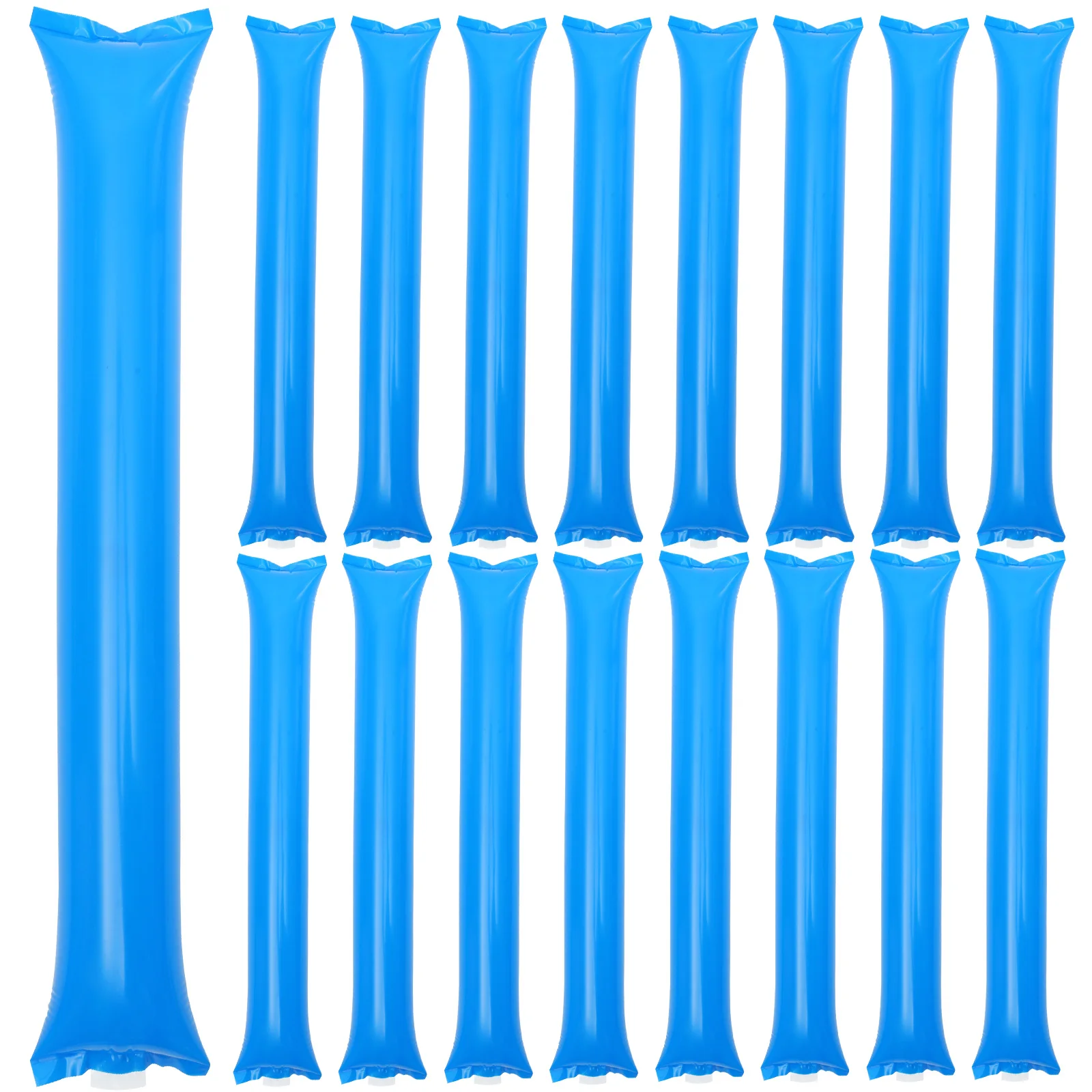 

40pcs Inflatable Cheer Sticks Orange Sports Event Party Favors Reusable Lightweight Smooth Concert Clappers Team