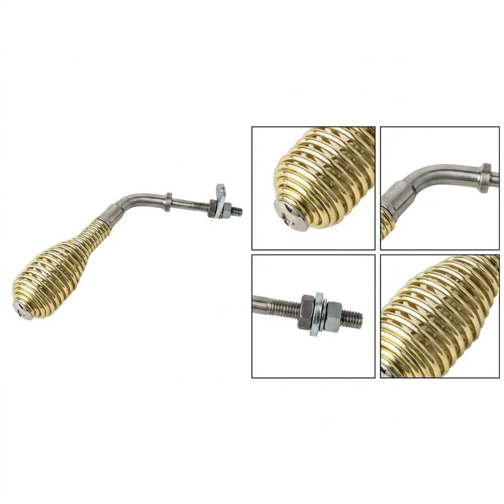 16cm Galvanized Steel Handle For Fireplace Doors And Boilers - Ergonomic High Temp Resistant Grip Replacement
