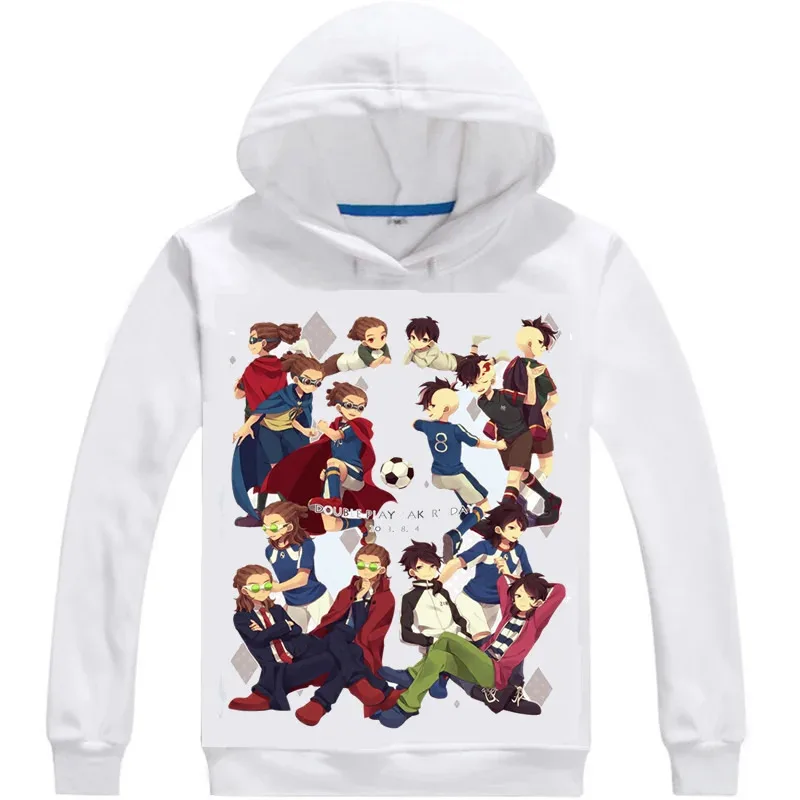 Inazuma Eleven GO 2 كرونو ستون هوديس متعدد الأنماط مقنعين هوديي الذهاب Inazuma Irebun GO Tenma Matsukaze تأثيري بلوزات