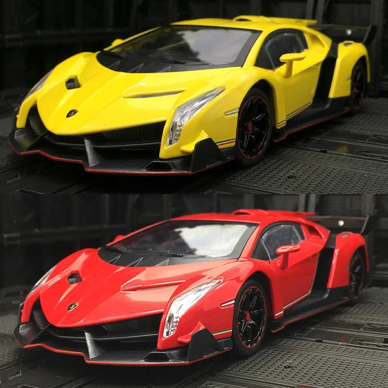 1:24 Lamborghini Poison Veneno Car Model Simulation Sports Car Diecast Alloy Car Model For Gift Collection Ornaments