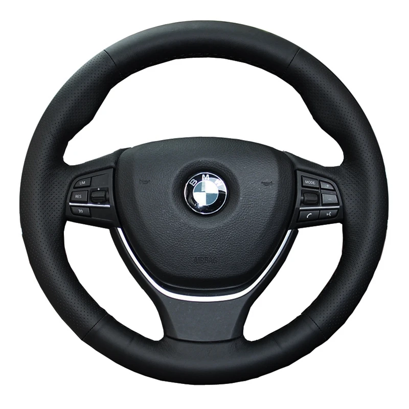 Car Steering Wheel Cover Artificial Leather For BMW F10 520i 528i 730Li 740Li 750Li Steering- Wheel Cover WrapCar Accessories