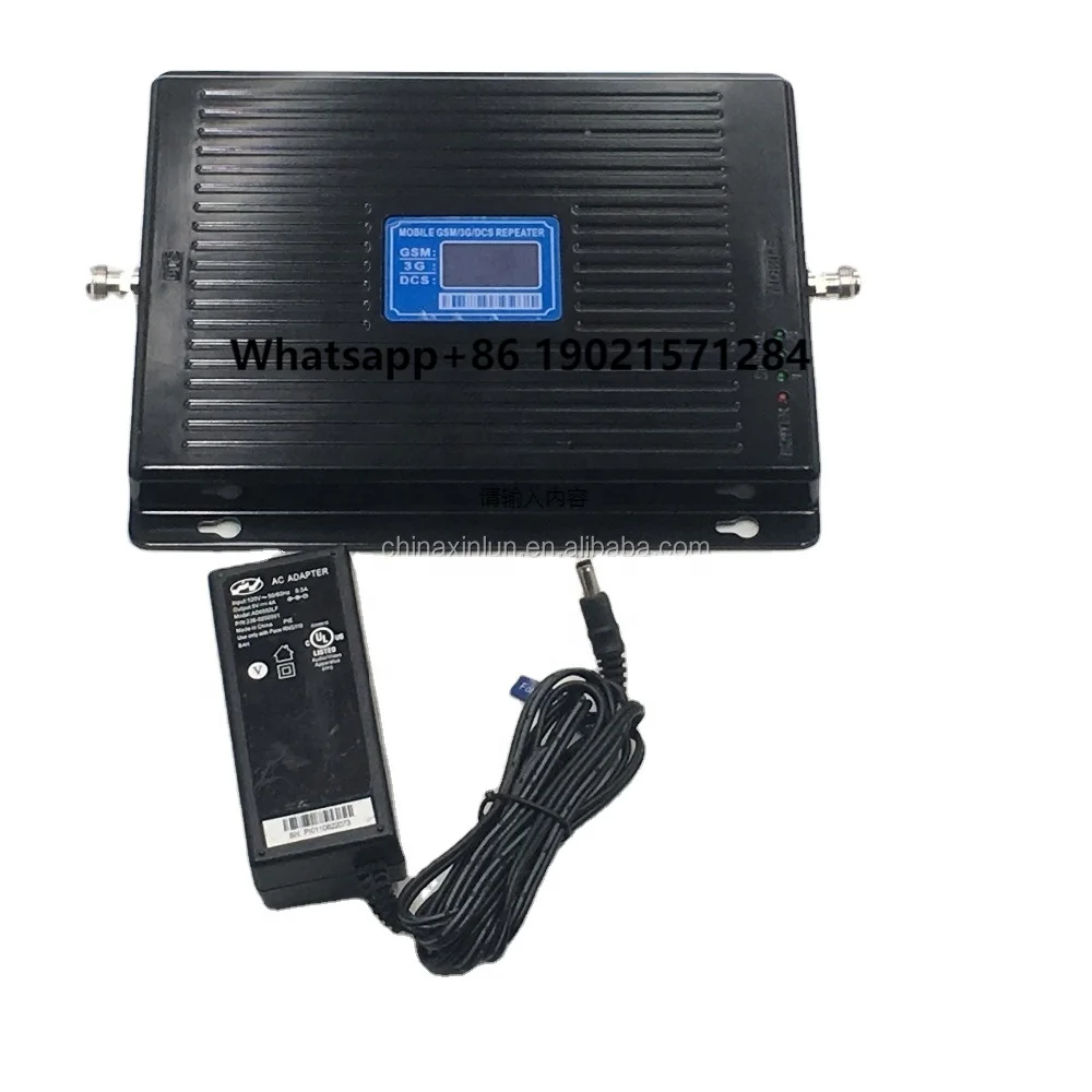 

Triband Cell Phone Signal Booster 900 1800 2600 2G 3G 4G Signal Booster