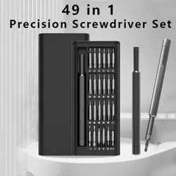 49 in 1 Precision Screwdriver Set Magnetic Phillips Torx Hex Professional Men Repair Hand Tool Kit For PC iphone WatchLaptop PS5