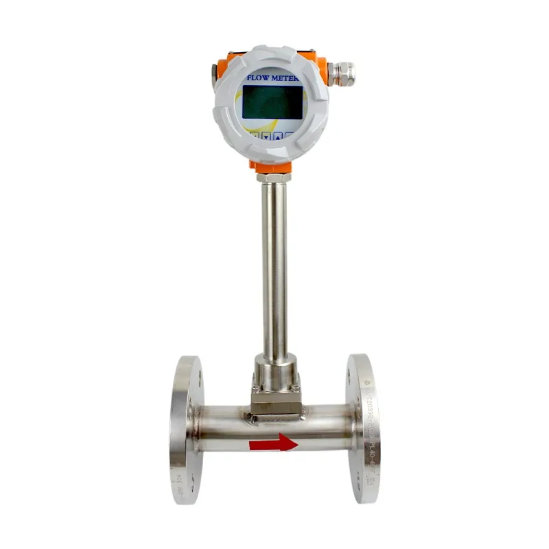 

2026 SENTEC SS304/316L Gas Steam Air Vortex Flowmeter High-Temp 250℃ Water Flow Meters With Temperature and Pressure Compensatio