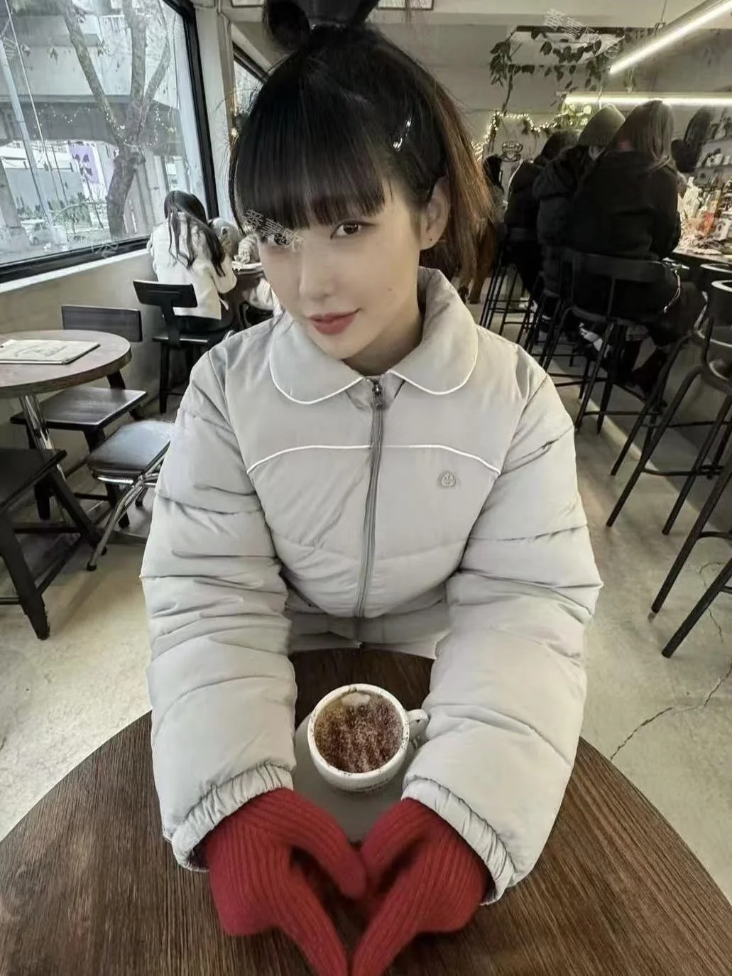 

Coyseio Thiened Bread Sle down Хлопок Jaet Кукольный воротник на молнии Длинная зимняя верхняя одежда све ex