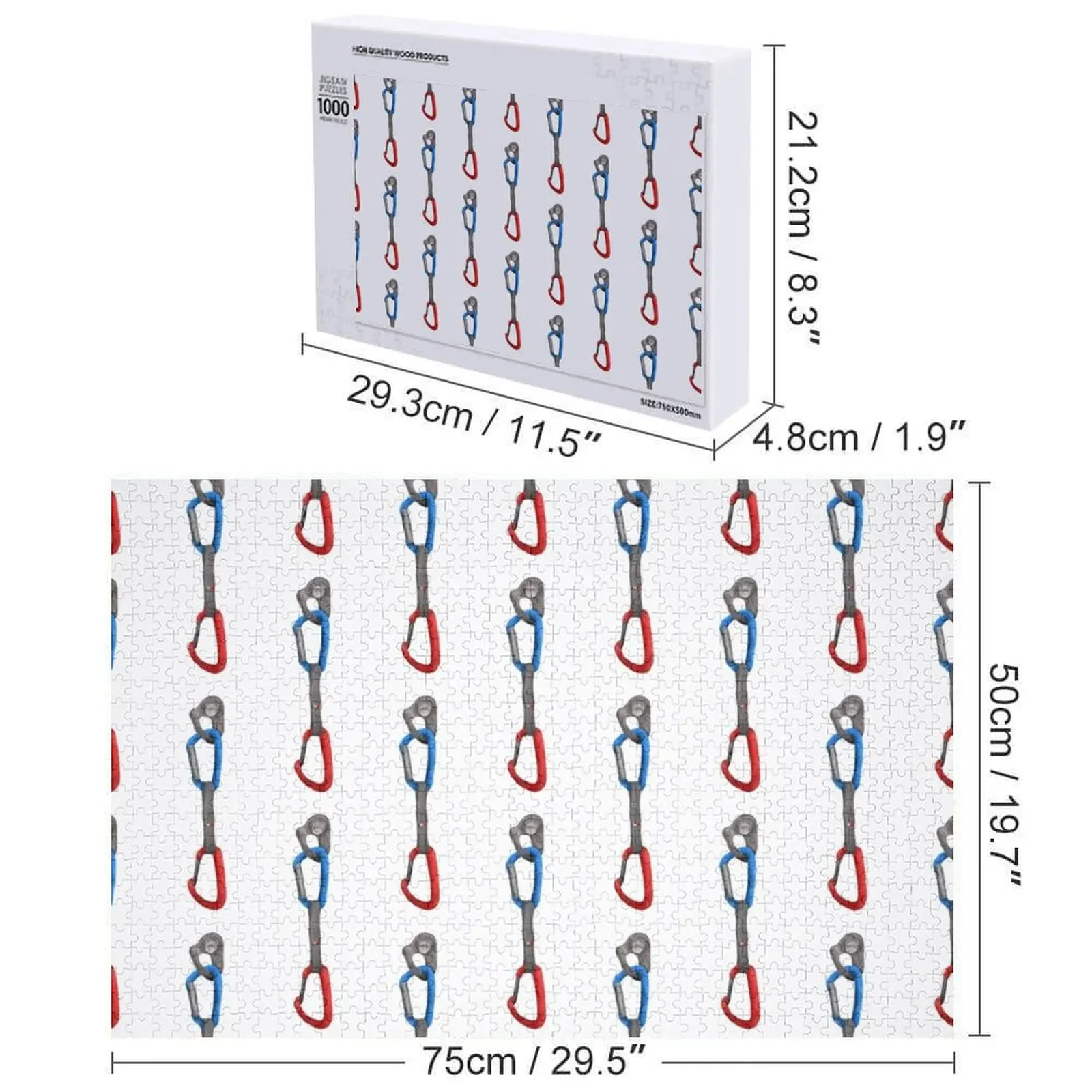 Карабин для скалолазания, головоломка, деревянное имя, кусочки головоломки, пазл для взрослых