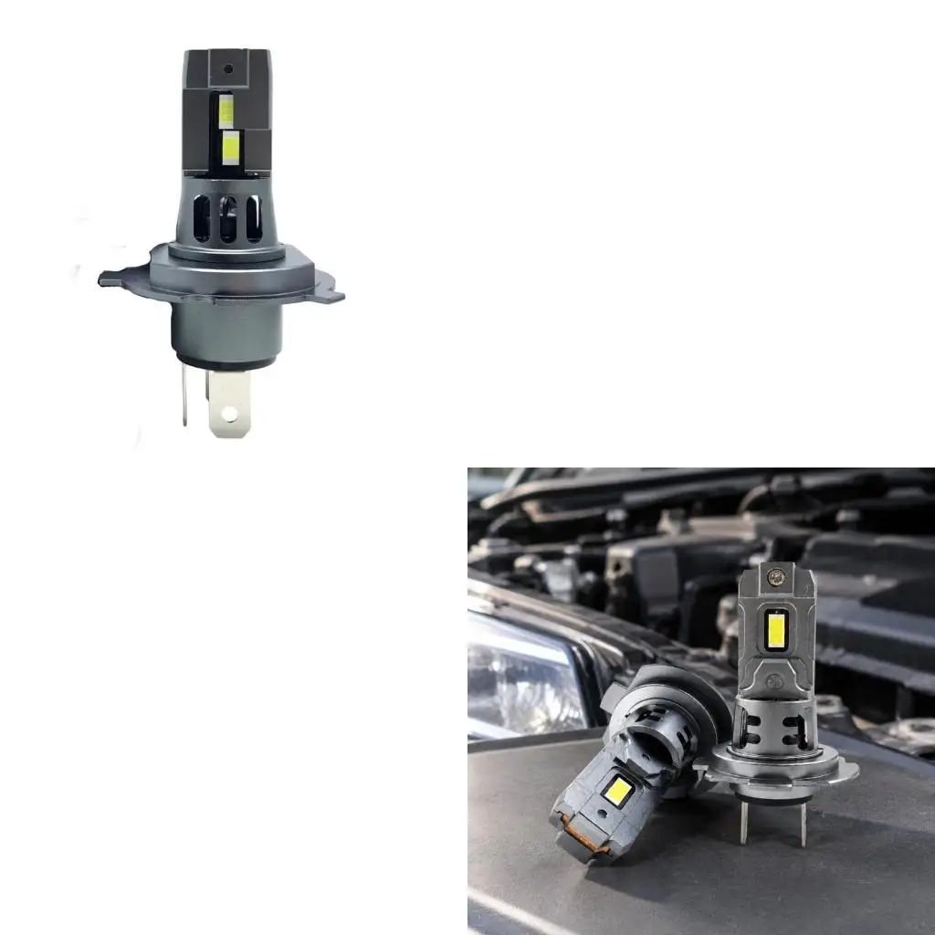Automotive LED Headlight Bulb High Brightness with 360-Degree Emitting Structure and Integrated Aluminum Body for for H7 H1 H11