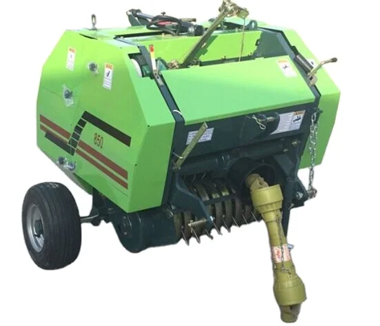 

CE Approved Hot Sale Mini Small Round Tractor Mounted Pto Driven Hay Baler 870