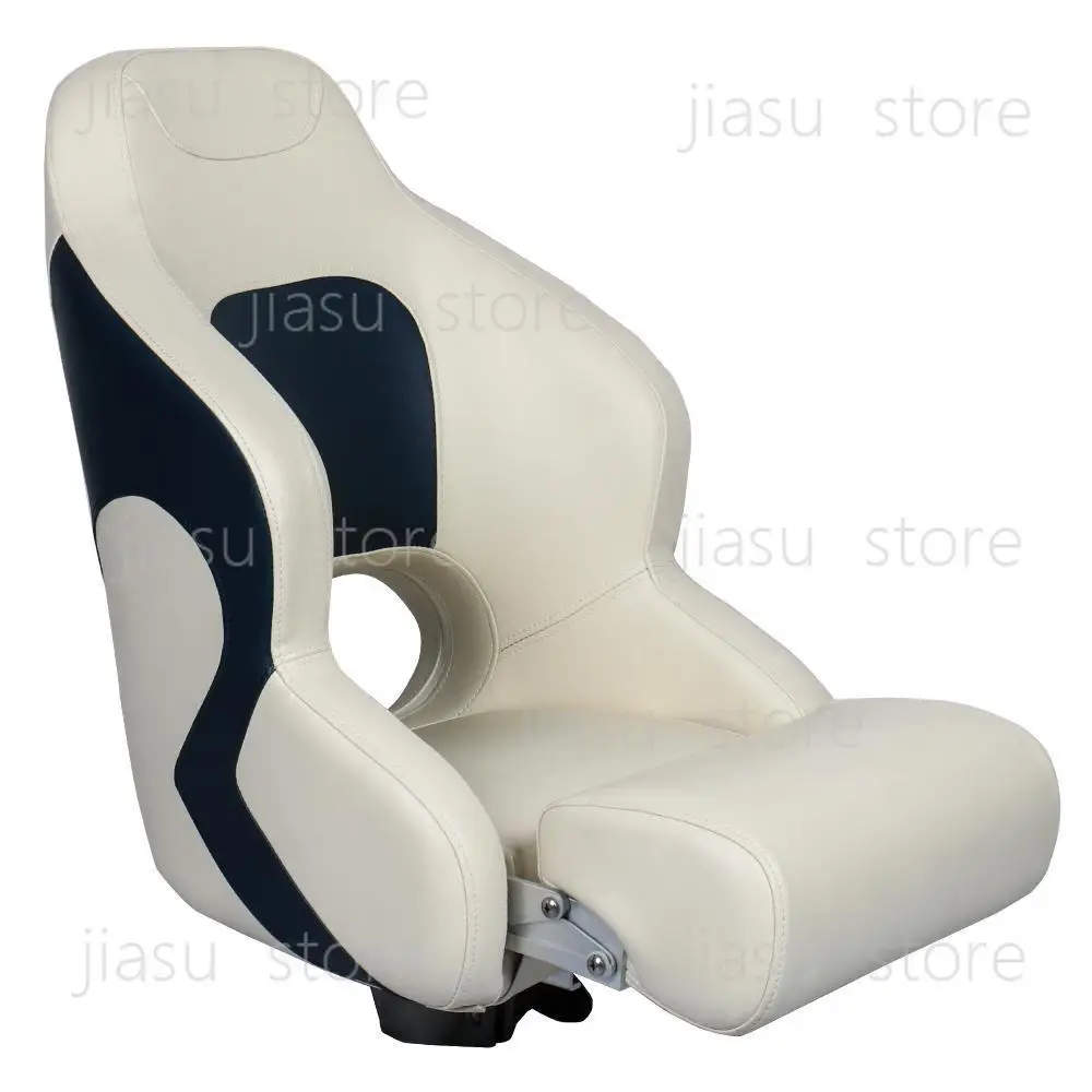 Boat Seats Marine Deluxe Pilot Seat Waterproof and Sunscreen Soft Bag Seat for Yacht Driving Boat chair