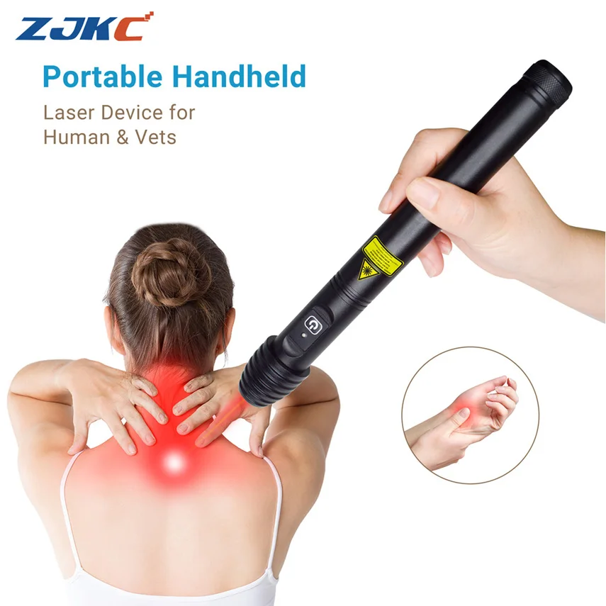 

ZJKC 200mW 808nm Red Laser Therapy Acupuncture Pen Infrared Light Treatment for Pain Relief Joint Back Shoulder Neck Muscle